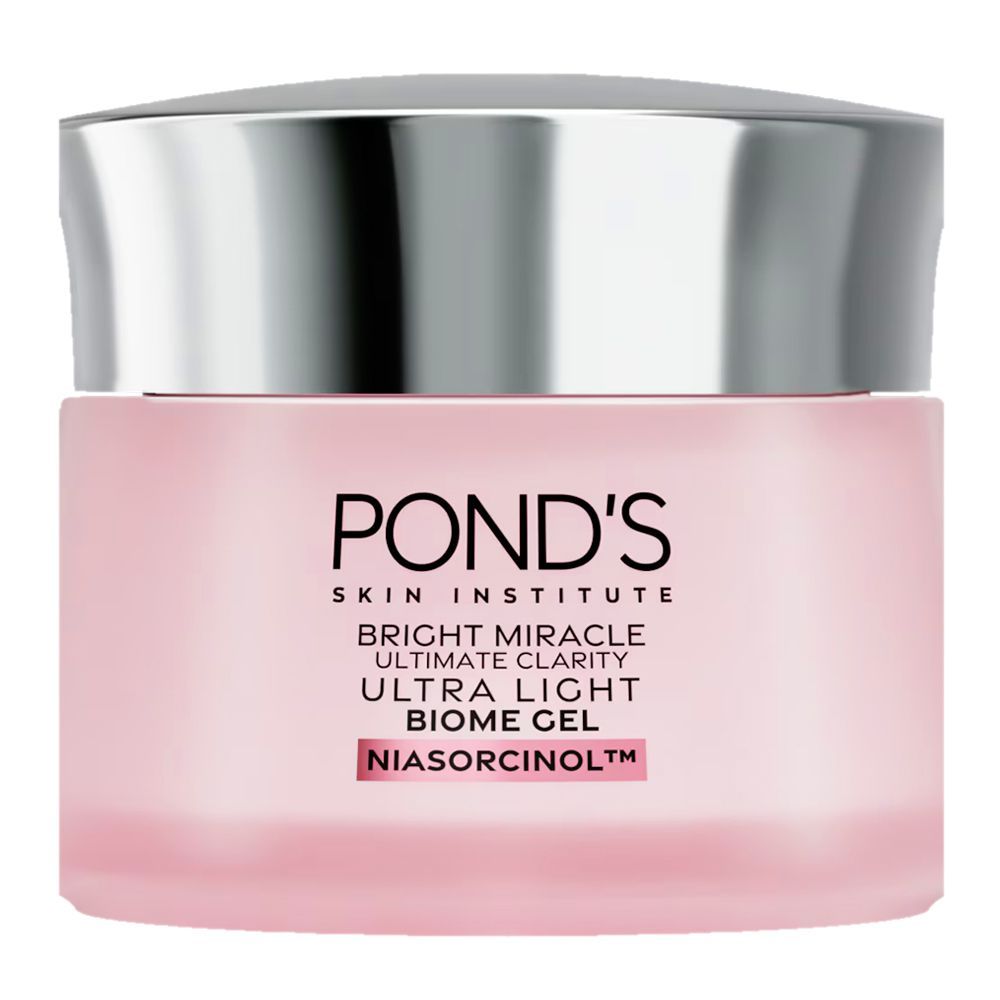Pond's Bright Miracle Ultra-Light Biome Gel Niasorcinol Cream, Niacinamide, Citric Acid, For Skin Brightening, 50g - Main Image