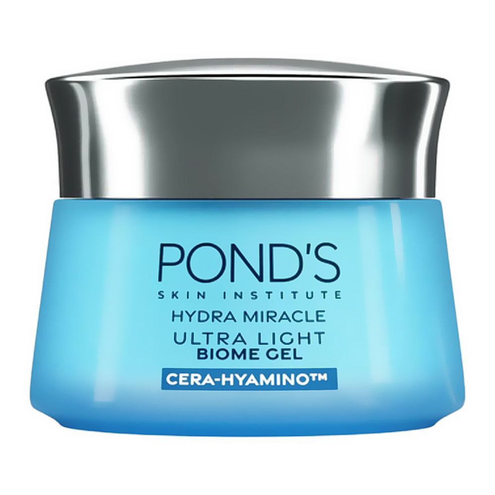 Pond's Hydra Miracle Ultra-Light Biome Gel Cera-Hyamino Cream, Niacinamide, Amino Acid, For Skin Hydration, 50g - Main Image