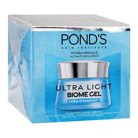 Pond's Hydra Miracle Ultra-Light Biome Gel Cera-Hyamino Cream, Niacinamide, Amino Acid, For Skin Hydration, 50g - Image 2