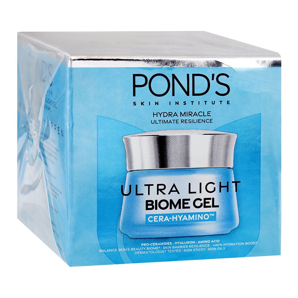Pond's Hydra Miracle Ultra-Light Biome Gel Cera-Hyamino Cream, Niacinamide, Amino Acid, For Skin Hydration, 50g - Image 2