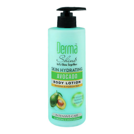 Derma Shine Skin Hydrating Avocado Body Lotion, For Smoother & Healthier Skin, 396ml - Main Image