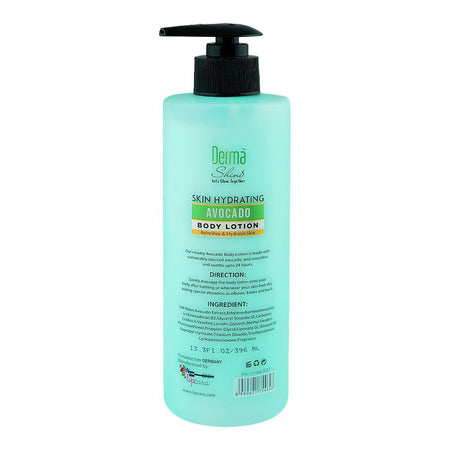 Derma Shine Skin Hydrating Avocado Body Lotion, For Smoother & Healthier Skin, 396ml - Image 2