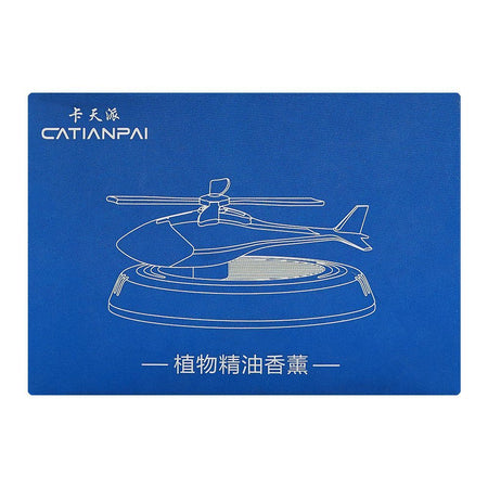 Solar Energy Aroma Car Fragrance Helicopter, 5ml, KTP030 - Image 3