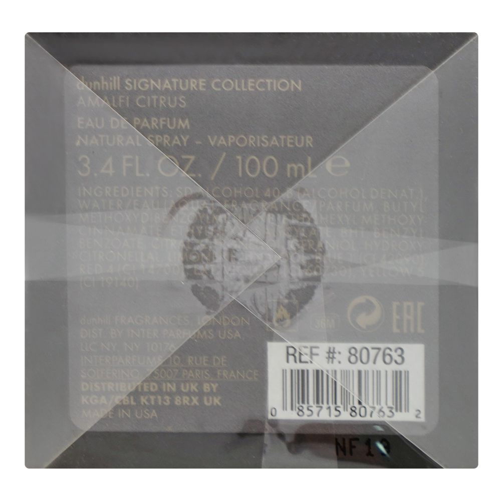 Dunhill Signature Collection Amalfi Citrus, Eau De Parfum, For Men, 100ml - Image 3