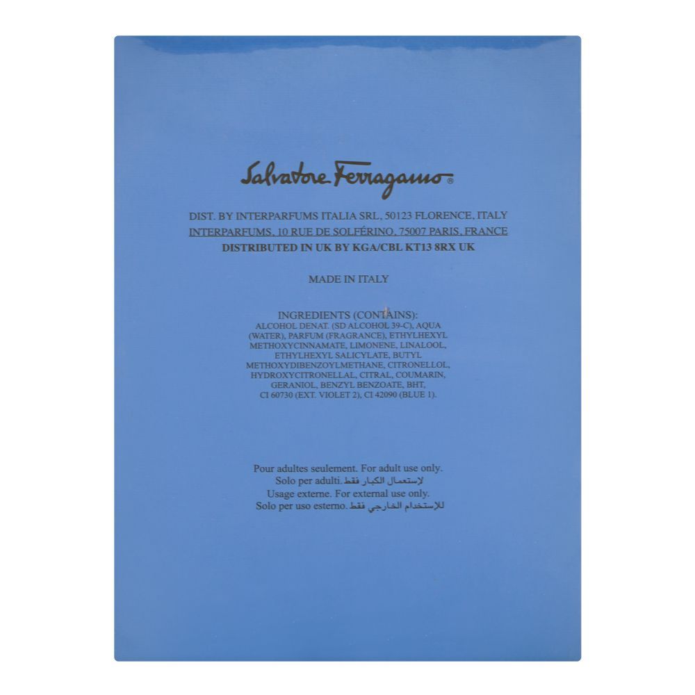 Salvatore Ferragamo Acqua Essenziale Pour Homme, Eau De Toilette, For Men, 100ml - Image 3