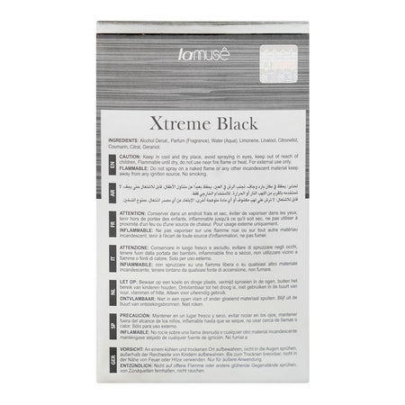 Lamuse Xtreme Black, Eau De Parfum, For Men, 100ml - Image 3
