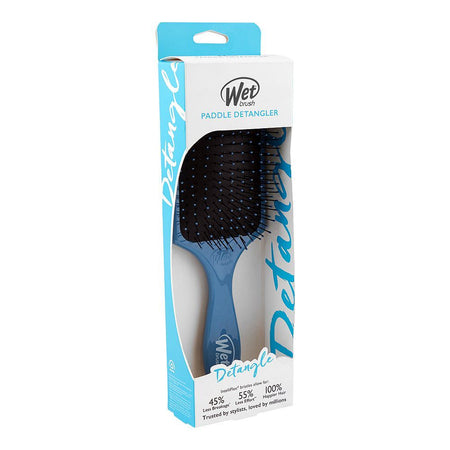Wet Brush Paddle Detangler Hair Brush Trend Color Elemental, Blue, BWR831TCEB - Image 3