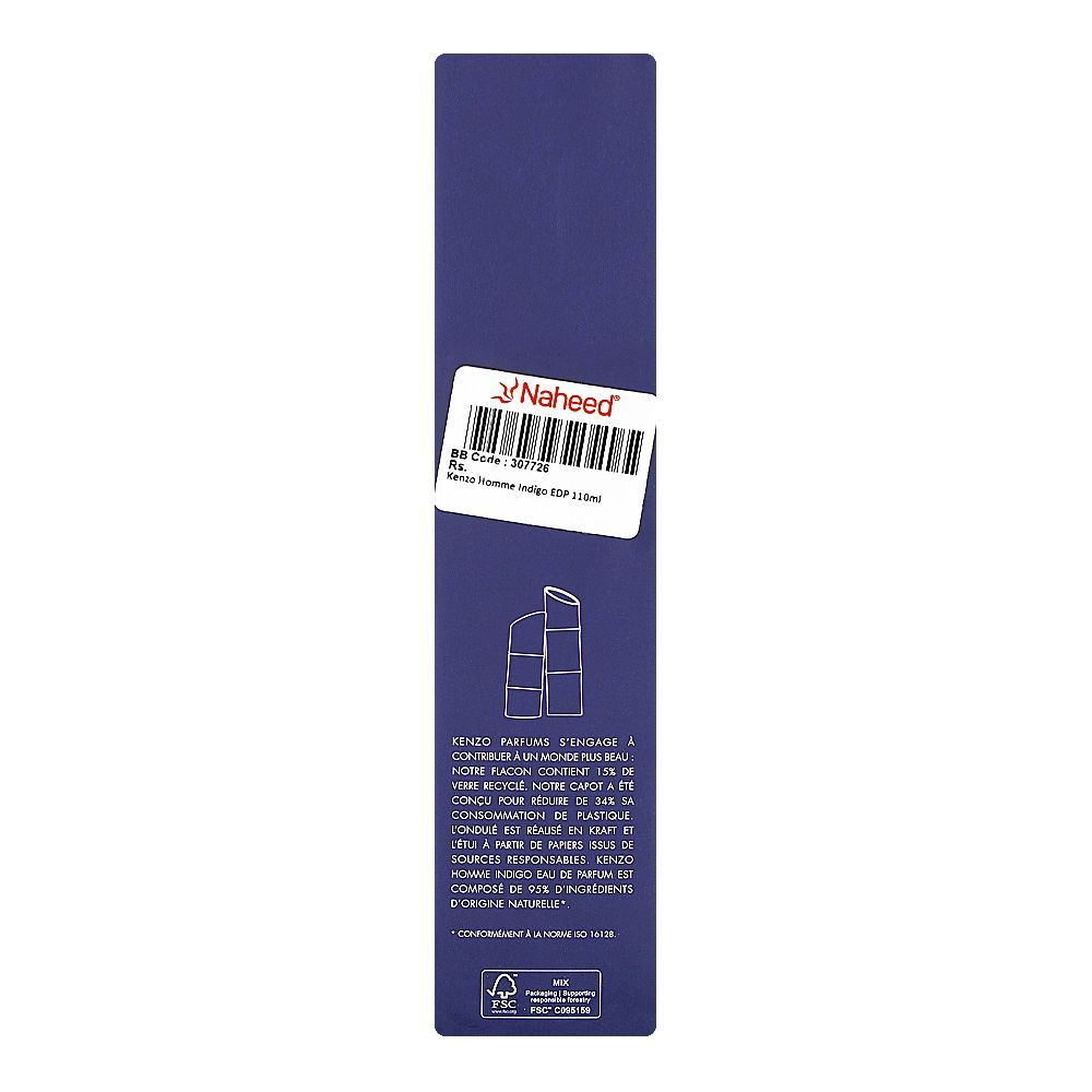 Kenzo Homme Indigo, Eau De Parfum, For Men, 110ml - Image 3