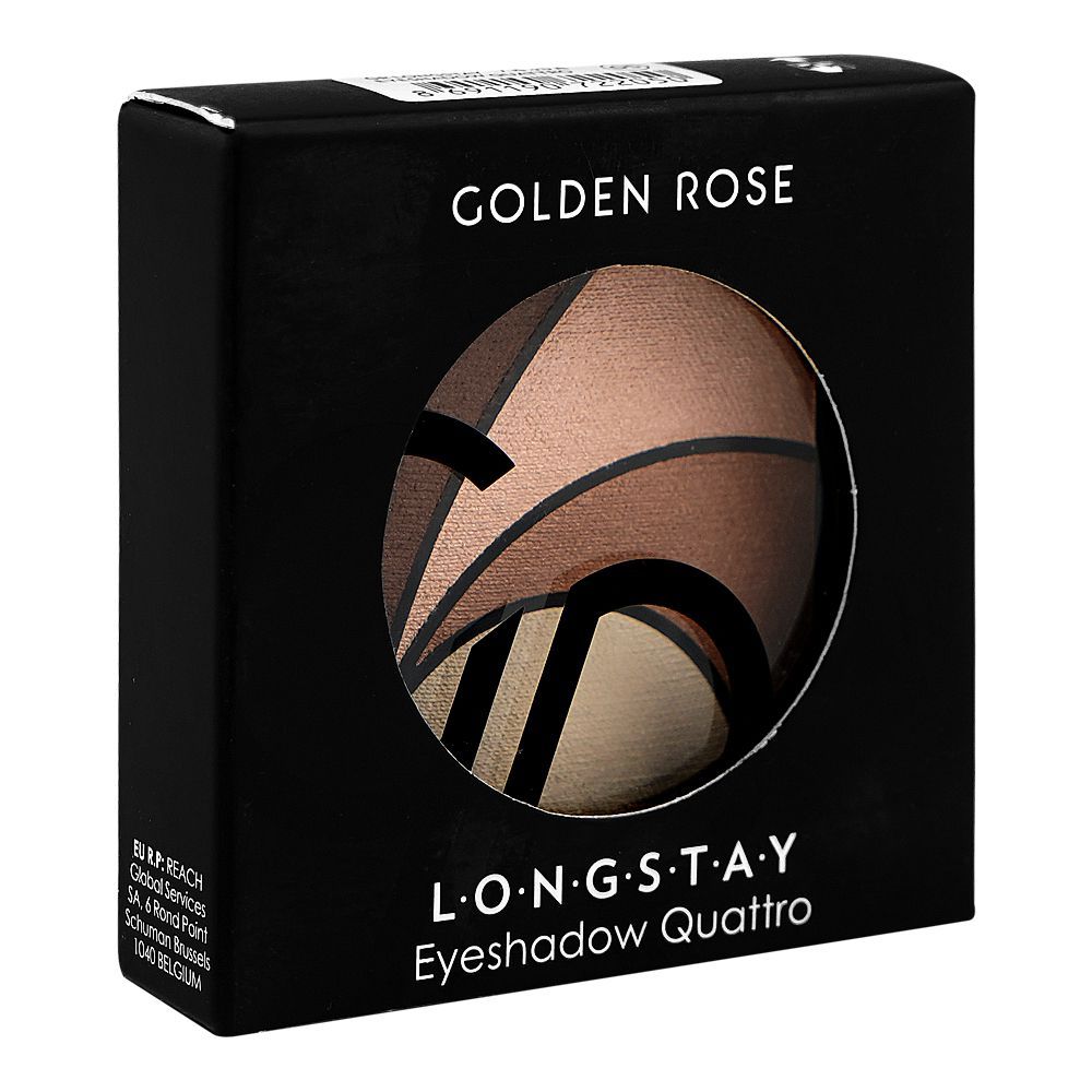 Golden Rose Long Stay Eye Shadow, Paraben Free, Quattro 05, 3.5g - Image 2