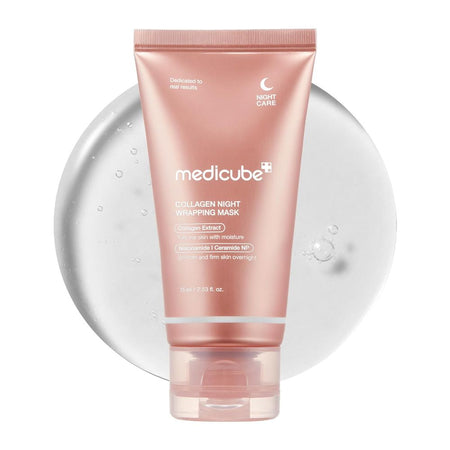 Medicube Collagen Night Wrapping Mask, Niacinamide, Hyaluronic Acid, For All Types Of Skin, 75ml - Image 5