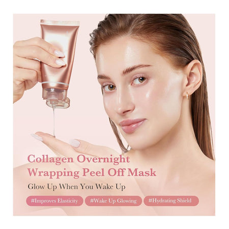 Medicube Collagen Night Wrapping Mask, Niacinamide, Hyaluronic Acid, For All Types Of Skin, 75ml - Image 7