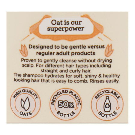 Aveeno Kids Soothing Oat & Shea Butter Shampoo, Sulphate Free, Tear Free, For Sensitive Skin & Scalp, 250ml - Image 3