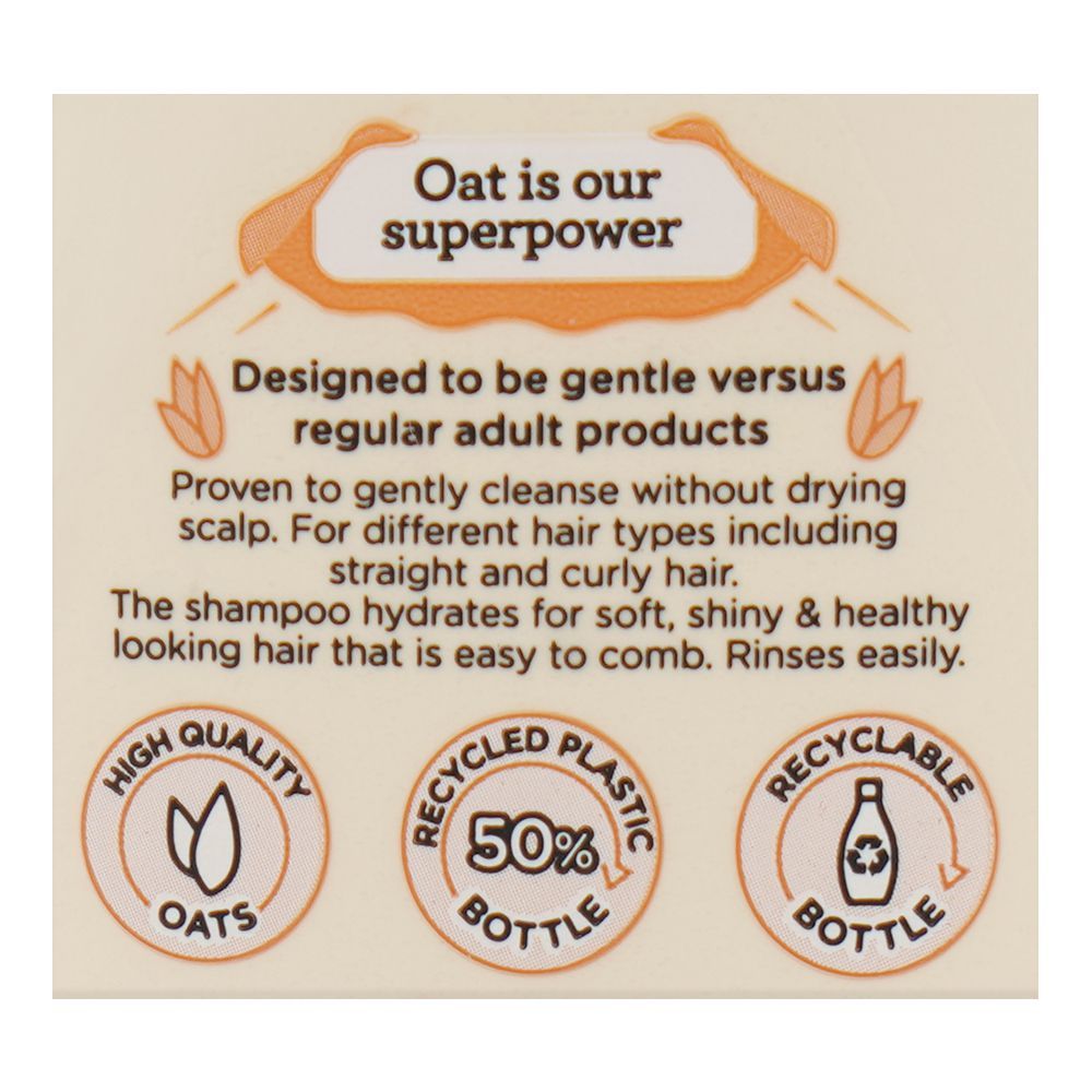 Aveeno Kids Soothing Oat & Shea Butter Shampoo, Sulphate Free, Tear Free, For Sensitive Skin & Scalp, 250ml - Image 3