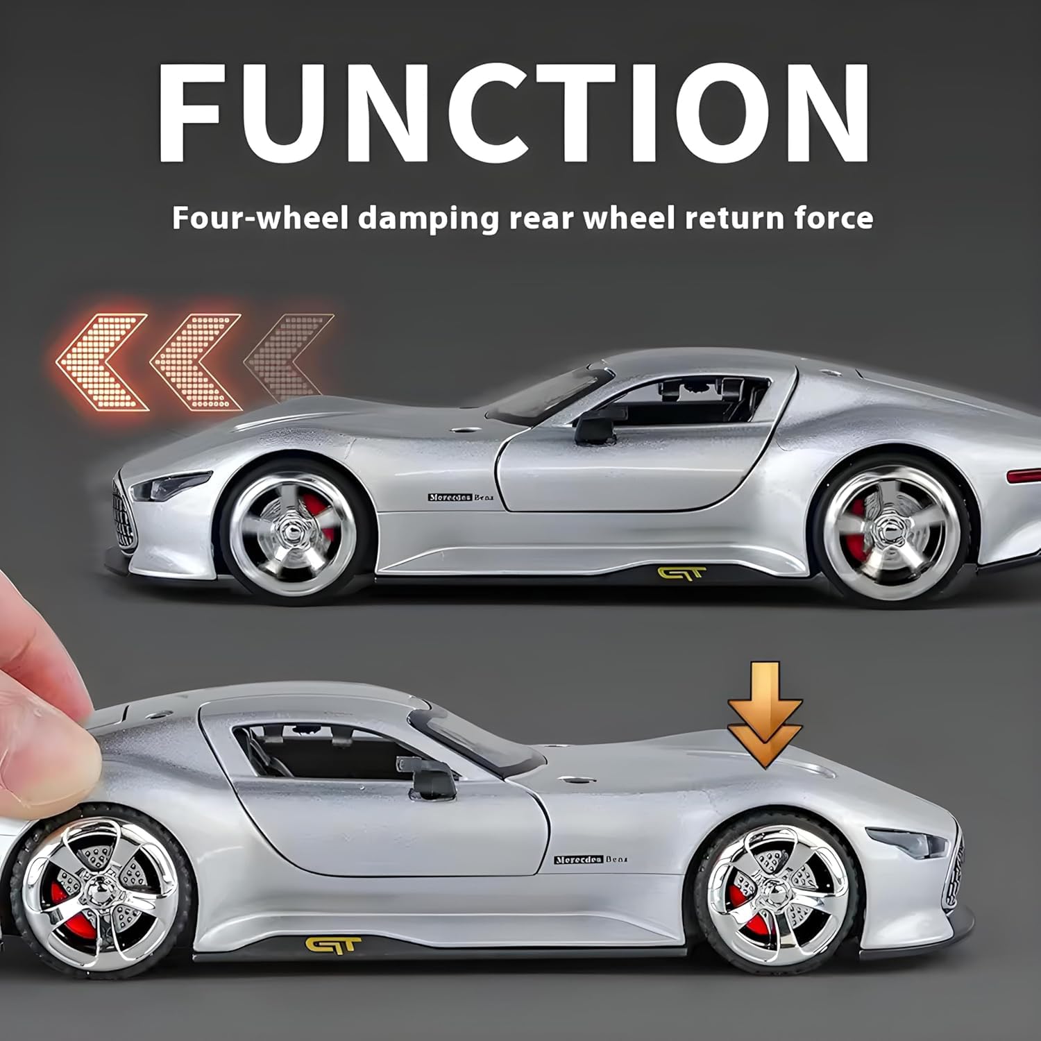 1 : 24 Mercedes Vision AMG GT Future Model Car
