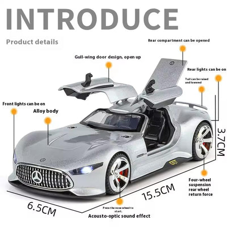 1 : 24 Mercedes Vision AMG GT Future Model Car
