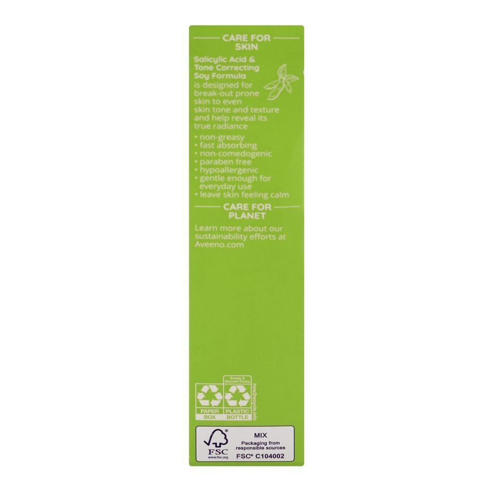 Aveeno Positively Radiant Clear Complexion Daily Moisturizer, Salicylic Acid, For Radiant Skin, 118ml - Image 4