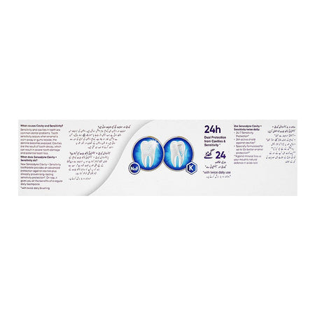 Sensodyne Cavity + Sensitivity 24H Dual Protection Toothpaste, 70g - Image 3