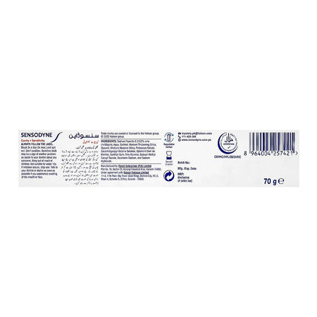 Sensodyne Cavity + Sensitivity 24H Dual Protection Toothpaste, 70g - Image 4