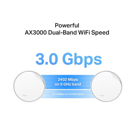 TP-Link AX3000 Whole Home Mesh Wi-Fi 6 System with PoE, 2402 Mbps, Deco X50-PoE, 3-Pack - Image 6
