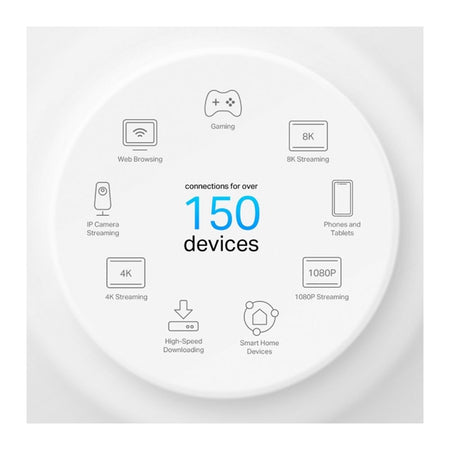 TP-Link AX3000 Whole Home Mesh Wi-Fi 6 System with PoE, 2402 Mbps, Deco X50-PoE, 3-Pack - Image 7