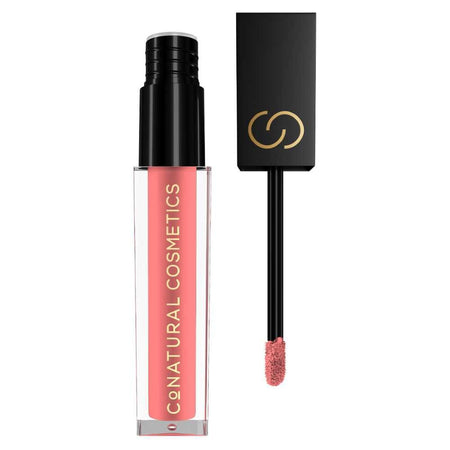 CoNatural Cosmetics Long Stay Liquid Matte Lipstick, Peaches n Cream LI060, 6.3ml - Main Image