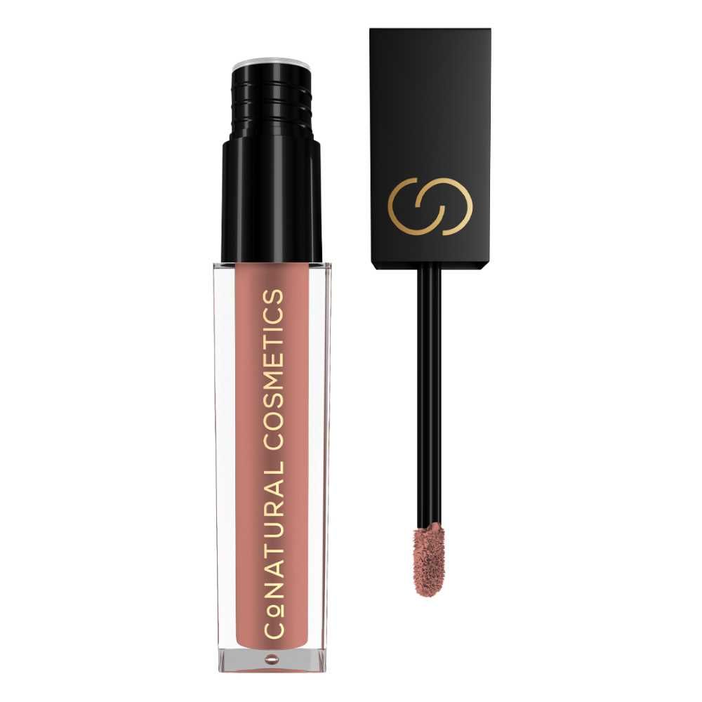 CoNatural Cosmetics Long Stay Liquid Matte Lipstick, Dusky Nude LI103, 6.3ml - Main Image