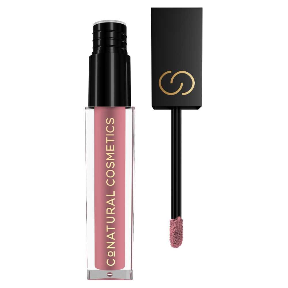 CoNatural Cosmetics Long Stay Liquid Matte Lipstick, Mellow Rose LI088, 6.3ml - Main Image