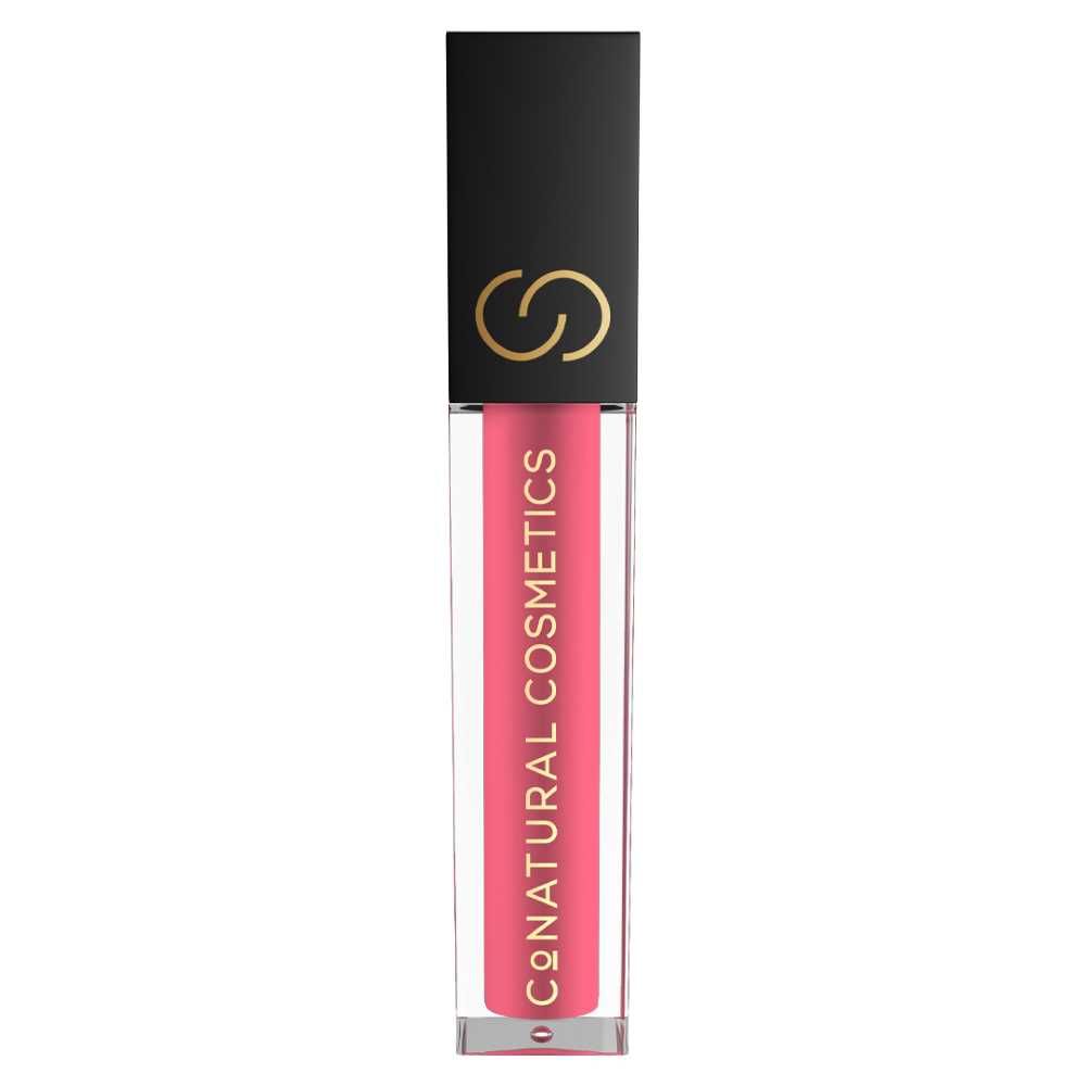 CoNatural Cosmetics Long Stay Liquid Matte Lipstick, Pink Tea LI069, 6.3ml - Image 6