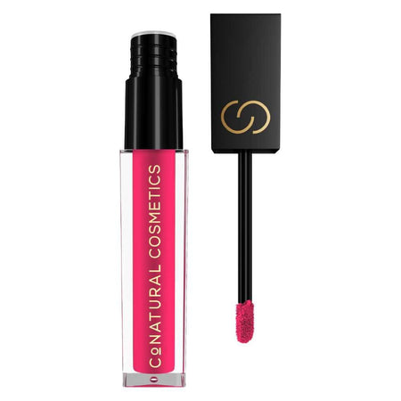 CoNatural Cosmetics Long Stay Liquid Matte Lipstick, Hot Pink LI063, 6.3ml - Main Image