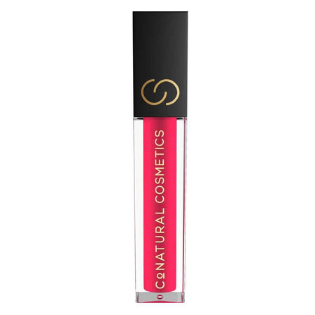 CoNatural Cosmetics Long Stay Liquid Matte Lipstick, Crimson Rose LI066, 6.3ml - Image 4