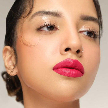 CoNatural Cosmetics Long Stay Liquid Matte Lipstick, Crimson Rose LI066, 6.3ml - Image 6