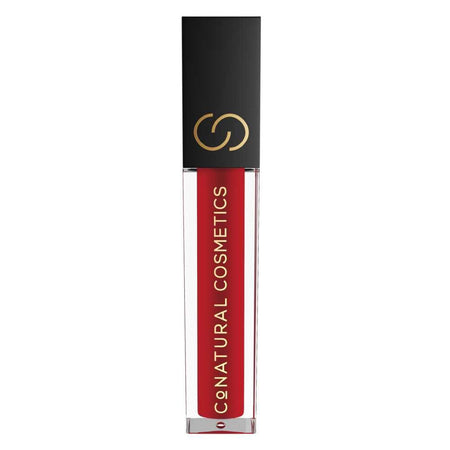 CoNatural Cosmetics Long Stay Liquid Matte Lipstick, Deep Red LI081, 6.3ml - Image 6