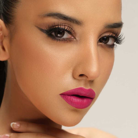CoNatural Cosmetics Long Stay Liquid Matte Lipstick, Raspberry Pink LI106, 6.3ml - Image 3