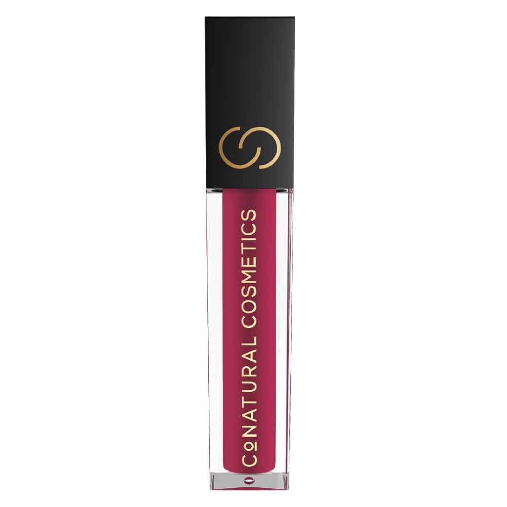 CoNatural Cosmetics Long Stay Liquid Matte Lipstick, RoseWood Pink LI084, 6.3ml - Image 5