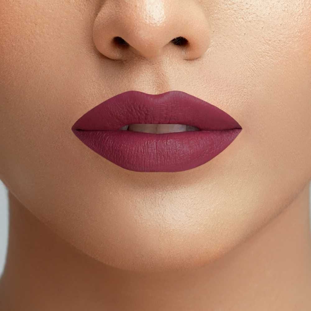 CoNatural Cosmetics Long Stay Liquid Matte Lipstick, Spicy Cranberry LI112, 6.3ml - Image 5