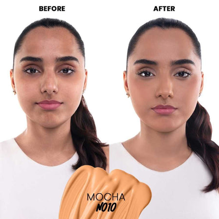 CoNatural Cosmetics Silk Foundation, Mocha N010, 30ml - Image 4