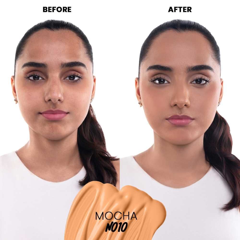 CoNatural Cosmetics Silk Foundation, Mocha N010, 30ml - Image 4