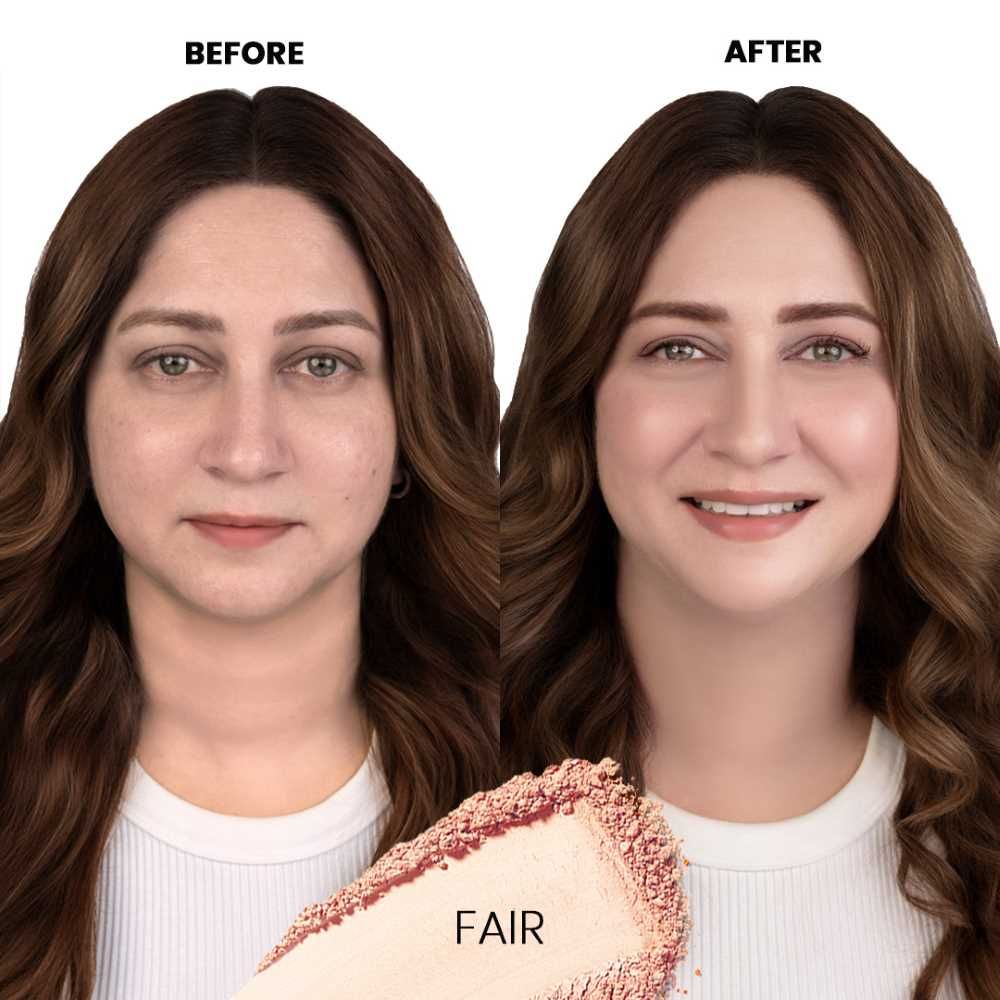 CoNatural Cosmetics Compact Powder, Fair CP001, 9g - Image 4