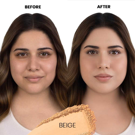 CoNatural Cosmetics Compact Powder, Beige CP004, 9g - Image 4