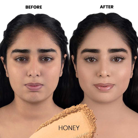 CoNatural Cosmetics Compact Powder, Honey CP006, 9g - Image 4