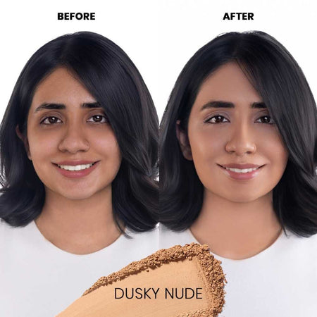 CoNatural Cosmetics Compact Powder, Dusky Nude CP007, 9g - Image 4