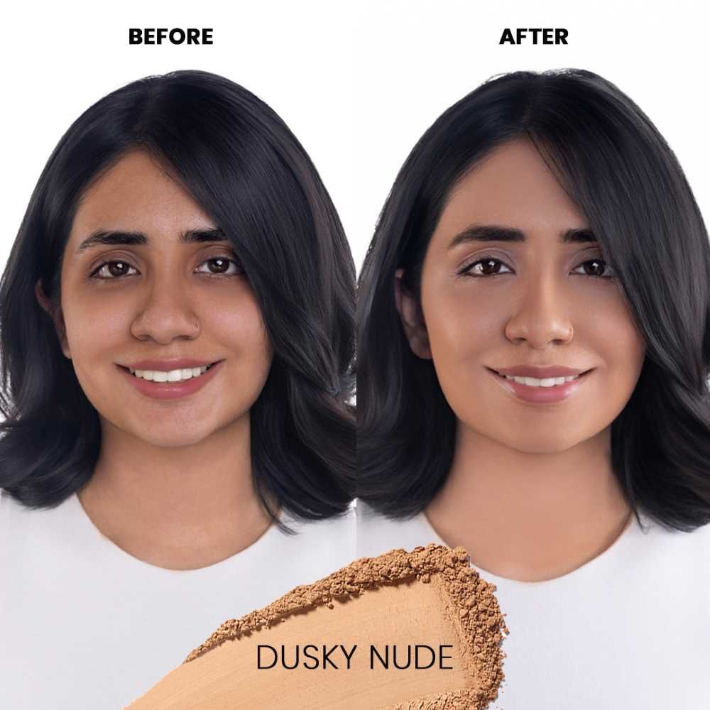 CoNatural Cosmetics Compact Powder, Dusky Nude CP007, 9g - Image 4