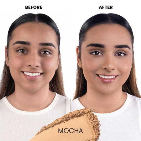 CoNatural Cosmetics Compact Powder, Mocha CP008, 9g - Image 4