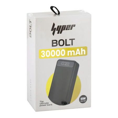 Yolo Hyper Bolt 30000mAh 65W USB-C & USB-A Port, Power Bank - Image 3