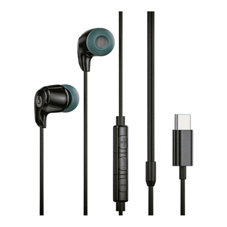 Yolo Tune Premium Stereo Type-C Wired Earphone, Black, Y-14 - Image 3