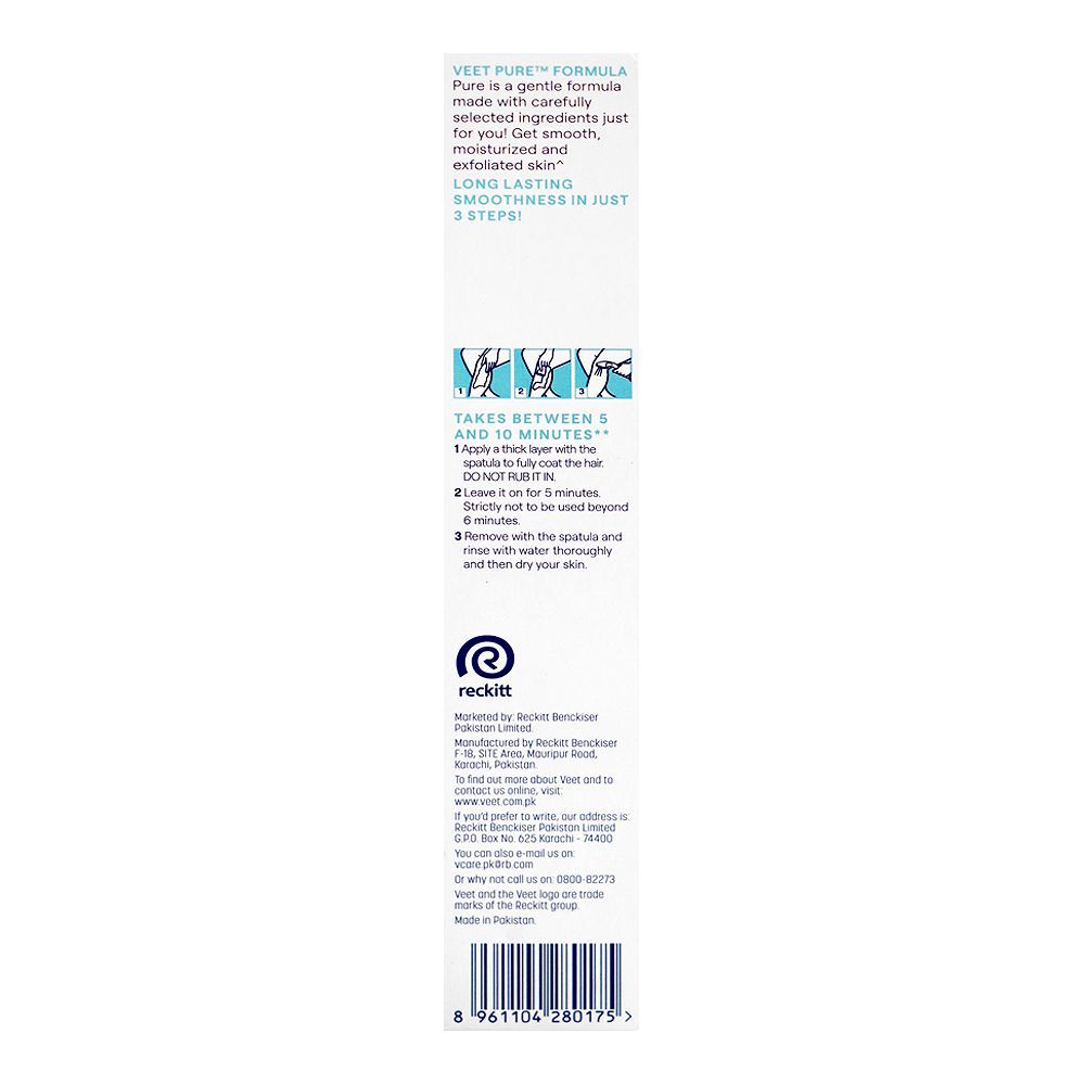 Veet Pure Raspberry & Violet Fragrance Hair Removal Cream, Aloe Vera, For Sensitive Skin, 63g - Image 3