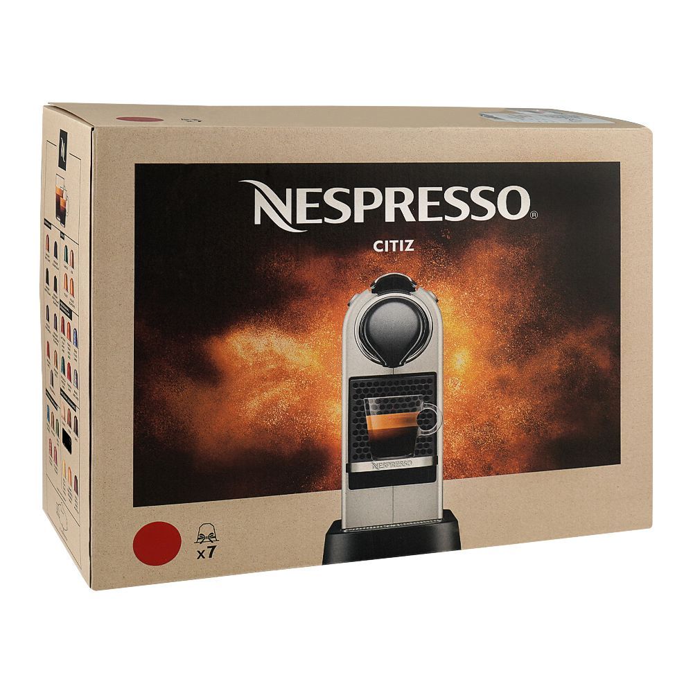 Nespresso Citiz Machine, 1 Liter Water Tank, 7 Pods, Red, C113-EU3-CR-NE2 - Image 2