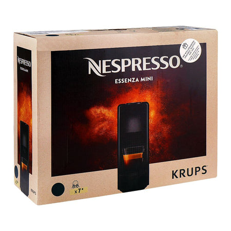 Nespresso Essenza Mini Krups Coffee Machine, 0.6 Liter Water Tank, 7 Pods, Black, C30-XN110810 - Image 2