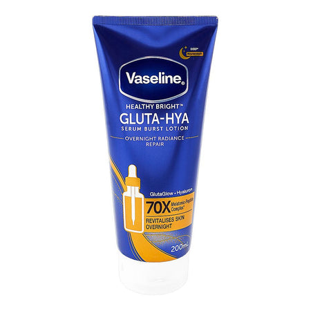 Vaseline Healthy Bright Gluta-Hya Overnight Radiance Repair Serum Burst Lotion, Glutaglow & Hyaluron, For Rough & Dry Skin, 200ml - Image 2