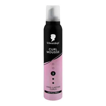 Schwarzkopf Curl Mousse Long-Lasting Curls, 3, Vegan, Silicon Free, For Frizzy Hair, 200ml - Main Image